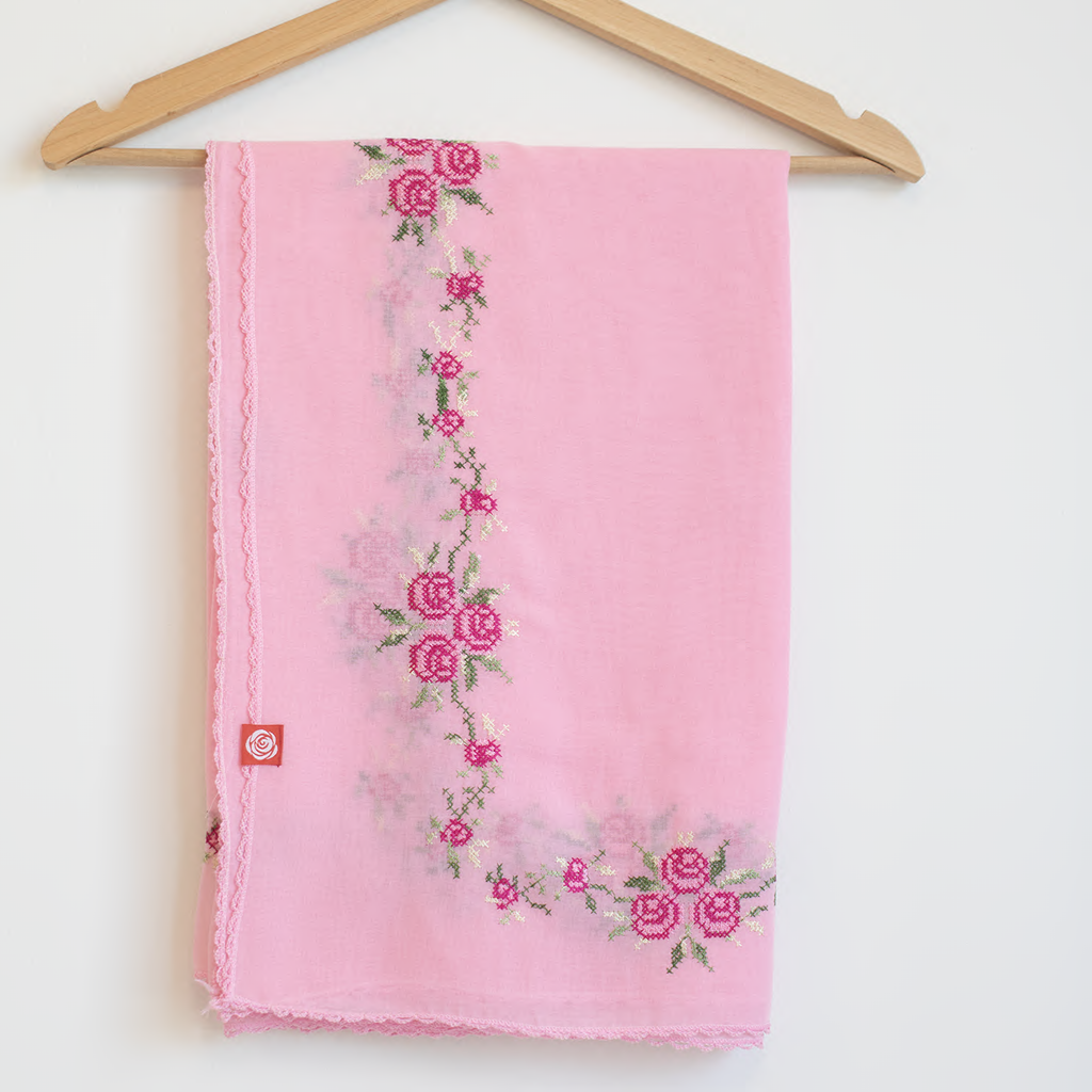 RZ5-09 شيل بيت عريضة جوري روز وردي