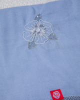 DK6-63 Scattered Beads Home Hijab — Blue